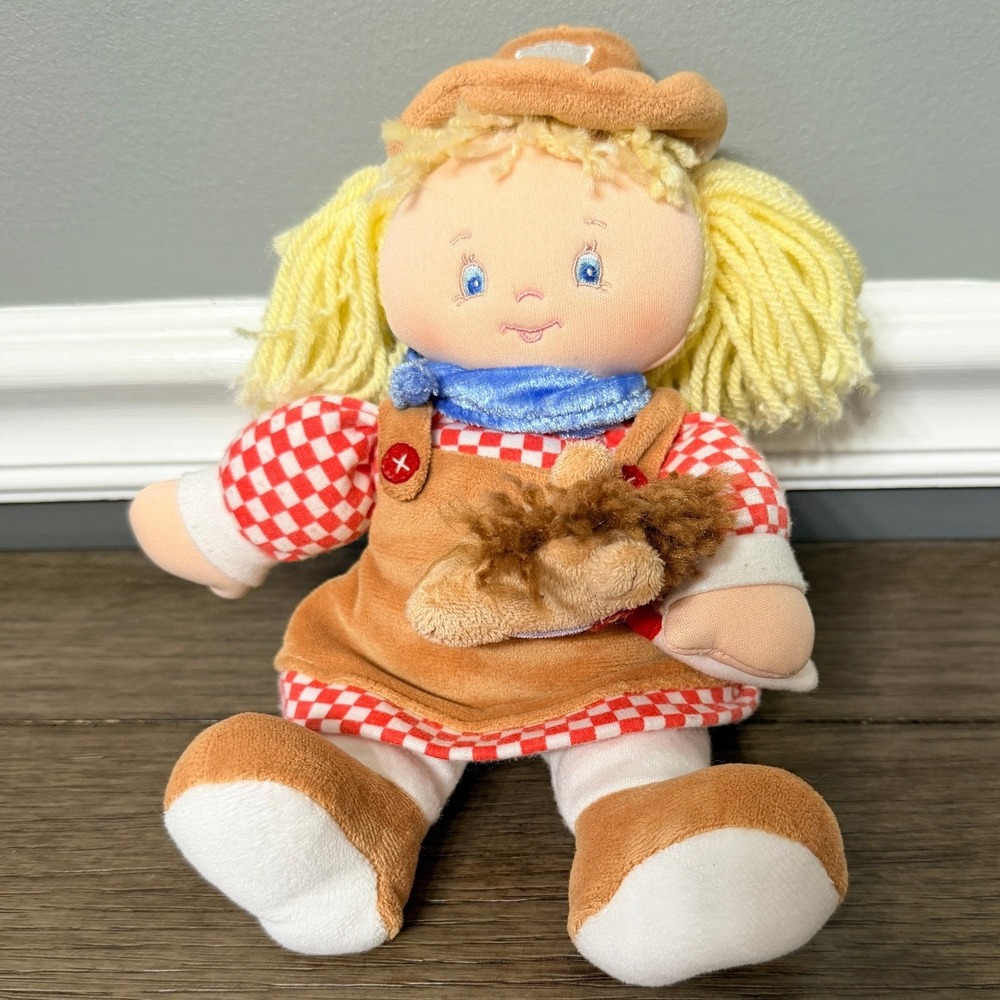 Vintage Baby Gund Carline Cowgirl Plush
